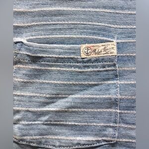 Polo Ralph Lauren Nantucket Indigo Blue Striped Pocket Tee